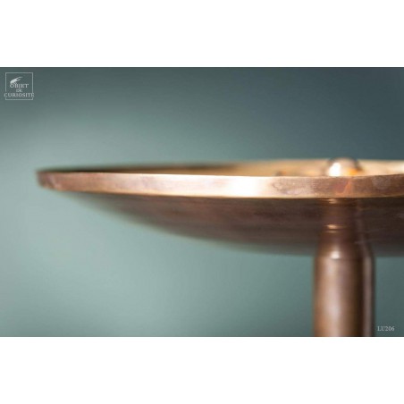 Lampadaire palmier en laiton