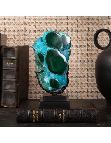 Malachite et chrysocolle motif...