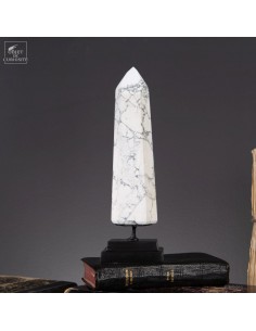 White Howlite Prism