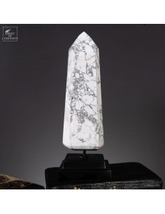 White Howlite Prism