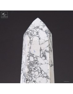 White Howlite Prism 2