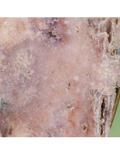 Pink amethyst slice from... 2