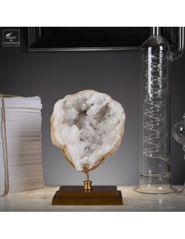 Géode de quartz ouverte (Maroc) -