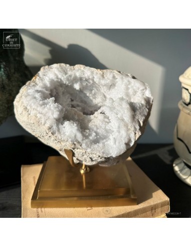 Géode de quartz ouverte (Maroc) - Géode de quartz ouverte (Maroc) -