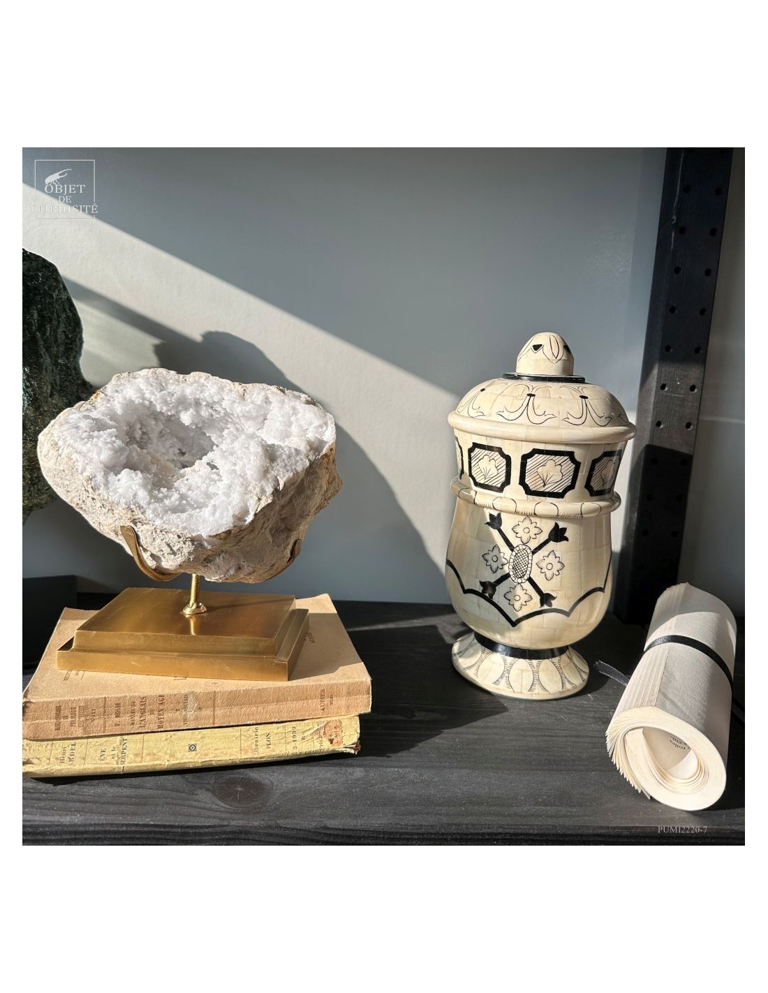 Géode de quartz ouverte (Maroc) - Géode de quartz ouverte (Maroc) -