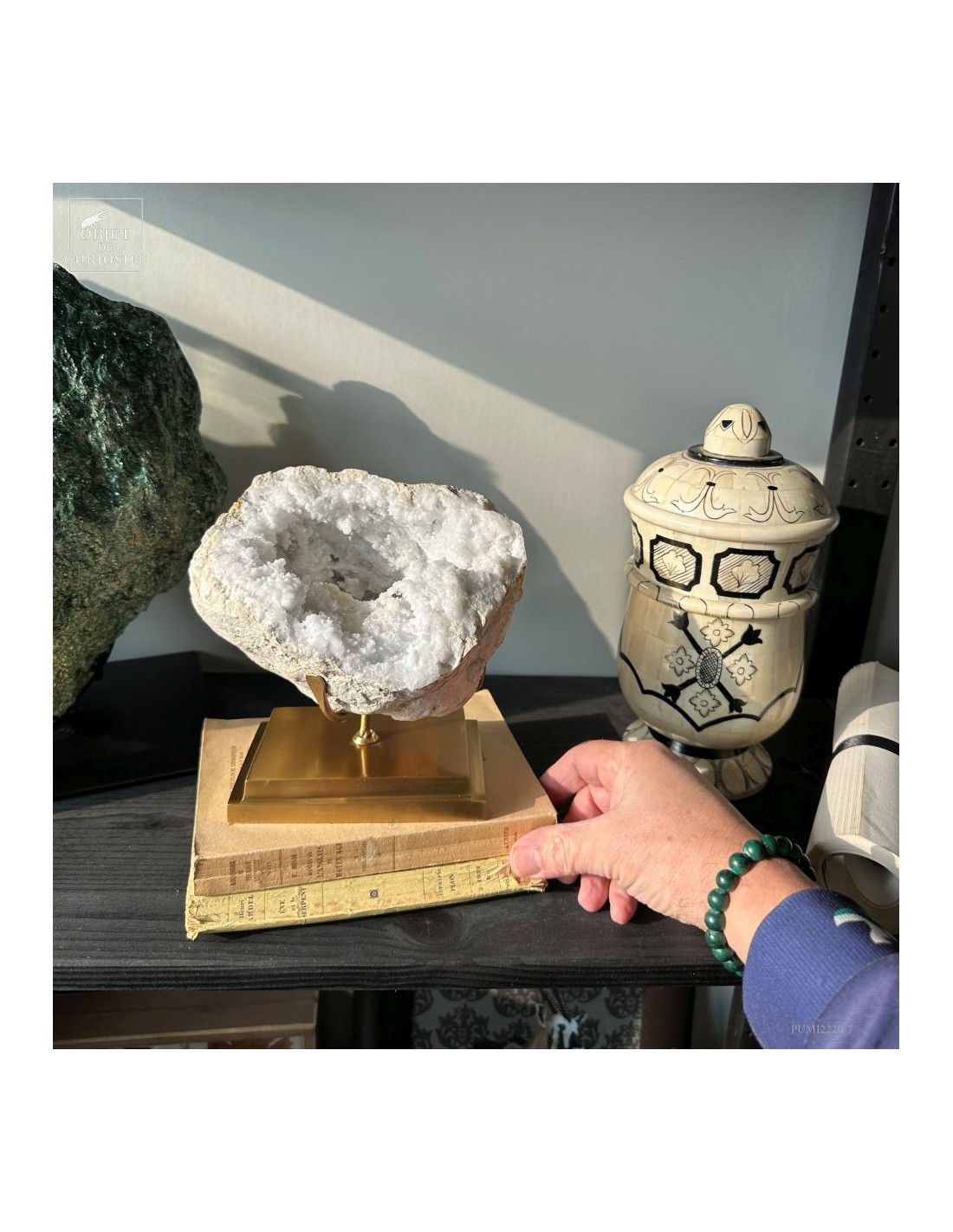 Géode de quartz ouverte (Maroc) - Géode de quartz ouverte (Maroc) -