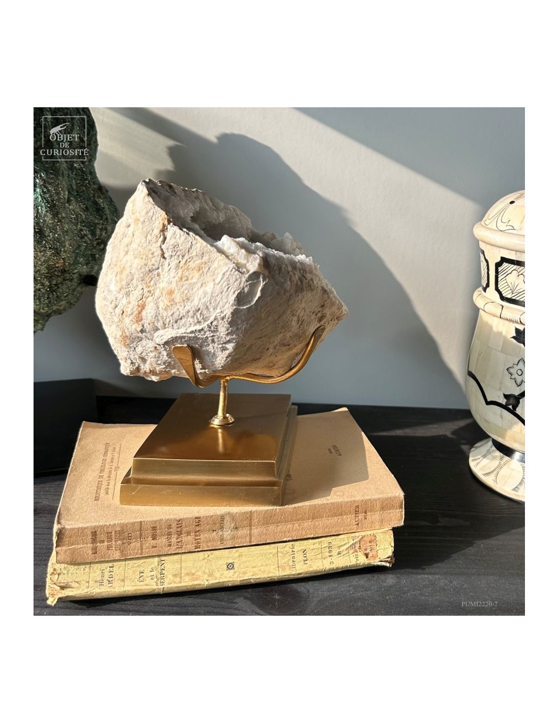 Géode de quartz ouverte (Maroc) - Géode de quartz ouverte (Maroc) -