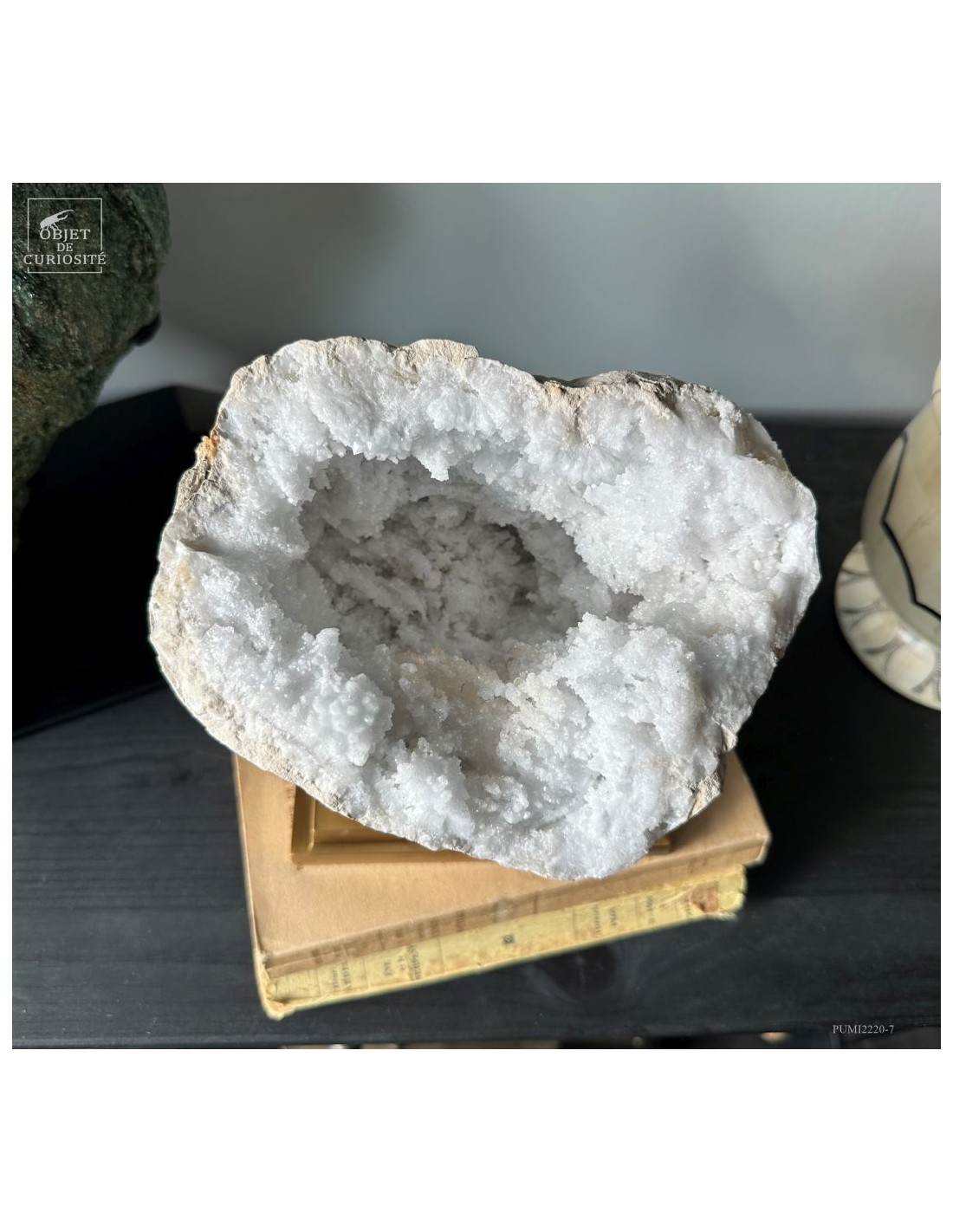 Géode de quartz ouverte (Maroc) - Géode de quartz ouverte (Maroc) -