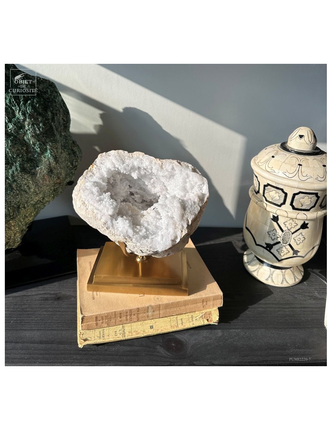 Géode de quartz ouverte (Maroc) - Géode de quartz ouverte (Maroc) -