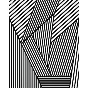 Rouleau MODERN STRIPES(3330B) 10mX50cm raccord droit