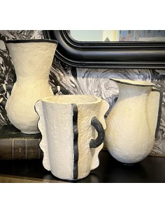 LOT de 18 vases en papier...