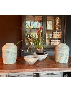 LOT de 3 vases et 6 plats...