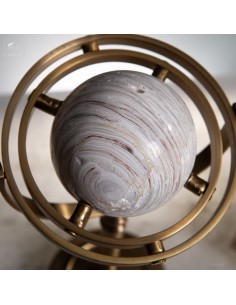 White agate ball, spinning... 2
