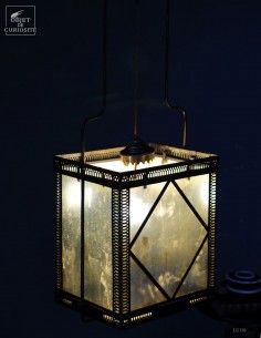 Lustre carré miroirs... 2