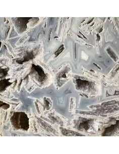 Plaque de calcédoine bleue... 2