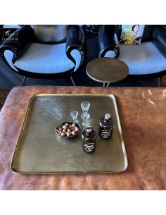 Large Tray in textured...