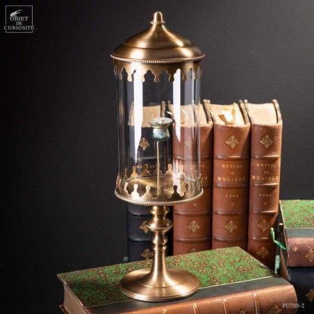Lachrymatory vase under glass