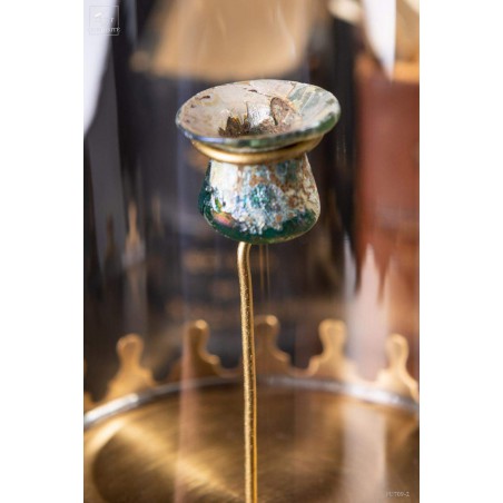 Lachrymatory vase under glass