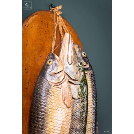 Majolique Italienne 3 poissons en céramique