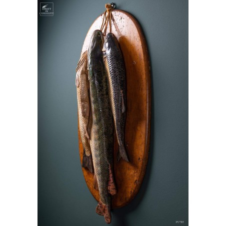 Majolique Italienne 3 poissons en céramique