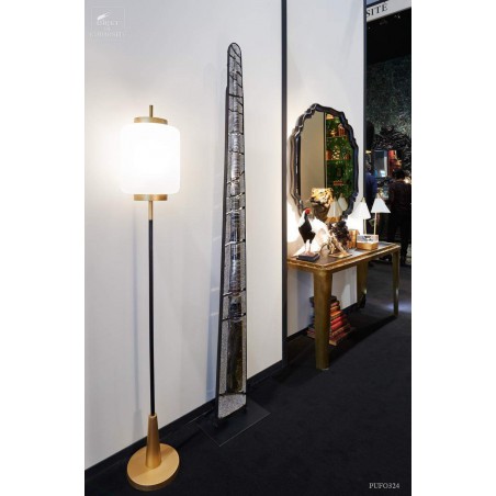 Orthoceras géant brisé  restauration sarcophage de fer