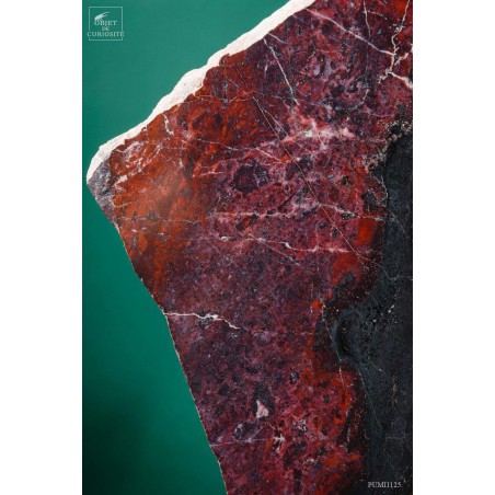 Red jasper of Norway with pyrite (4kg)