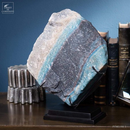 Blue raw quartz of Bahia  (Brazil) - 3.6 kg