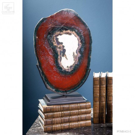 Tranche jaspe rouge et bleu de 1.7Kkg (Brésil)