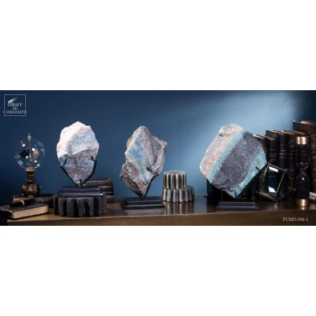 Blue raw quartz of Bahia  (Brazil) - 3.6 kg