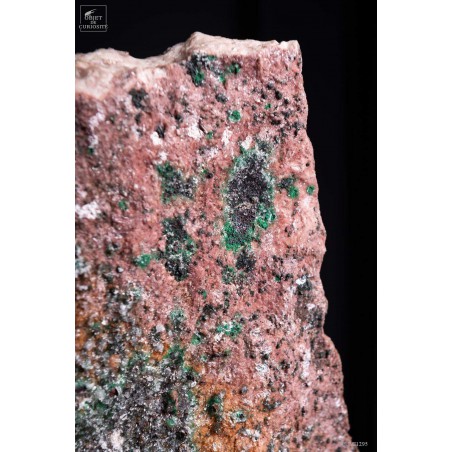 Ankérite du Maroc de 25.2kg sur plaque de fer noir