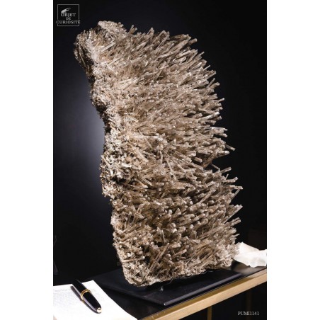 Gypse de Swan Hill (Australie) 12.25kg sur plaque fer noir
