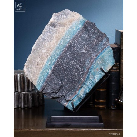 Blue raw quartz of Bahia  (Brazil) - 3.6 kg