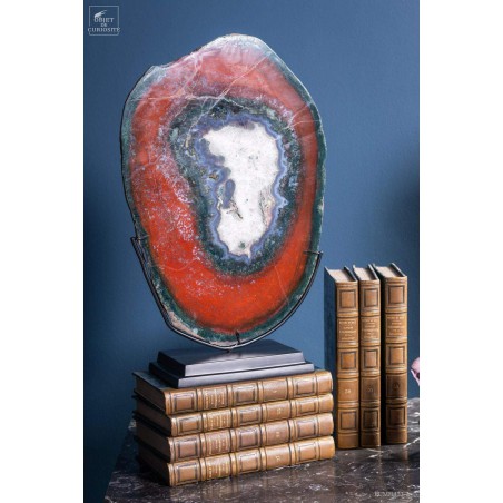 Tranche jaspe rouge et bleu de 1.7Kkg (Brésil)