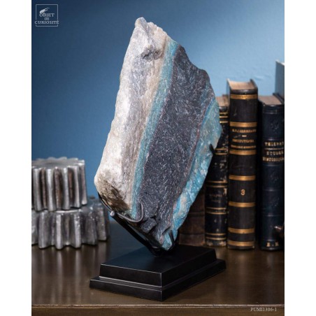 Blue raw quartz of Bahia  (Brazil) - 3.6 kg