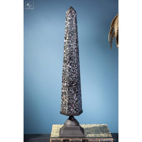 Prisme de Gabbro noir de 5.1kg