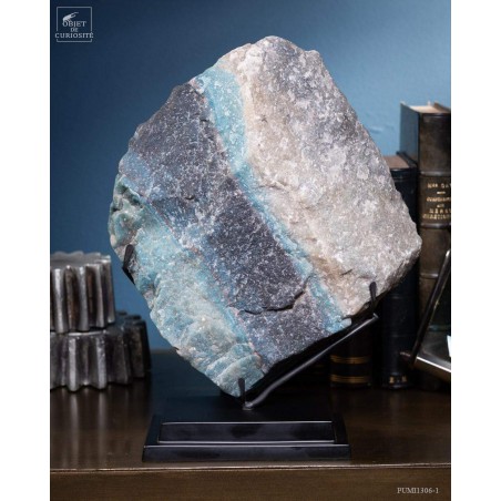 Blue raw quartz of Bahia  (Brazil) - 3.6 kg