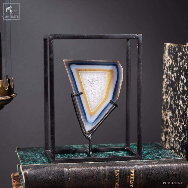 Agate géométrique - Paraiba (Brésil)
