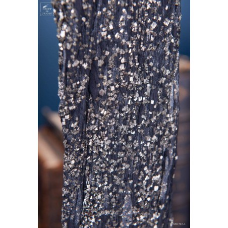 Cubic Pyrite on slate (2.4kg) -  Lourdes  (France).