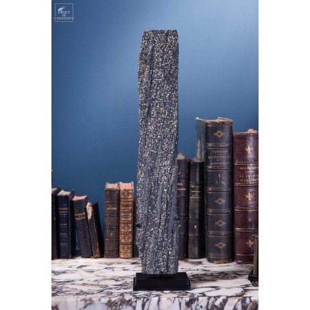 Cubic Pyrite on slate (2.4kg) -  Lourdes  (France).