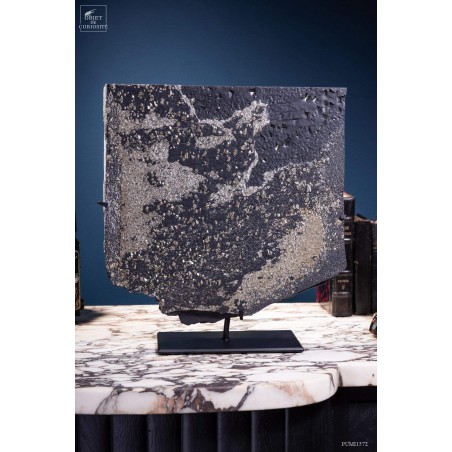 Cubic Pyrite in slate 10kg -  St Créac (France)