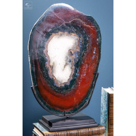 Tranche jaspe rouge et bleu de 1.7Kkg (Brésil)