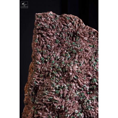 Ankérite du Maroc de 25.2kg sur plaque de fer noir