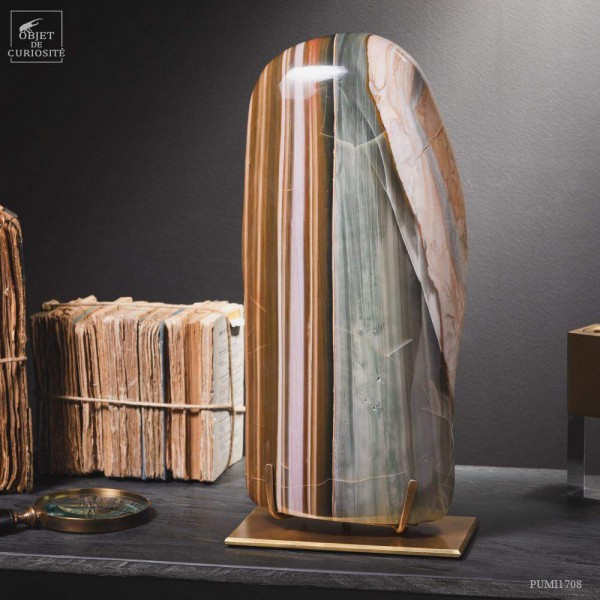 Bloc de jaspe zébré (11.7kg) de Madagascar