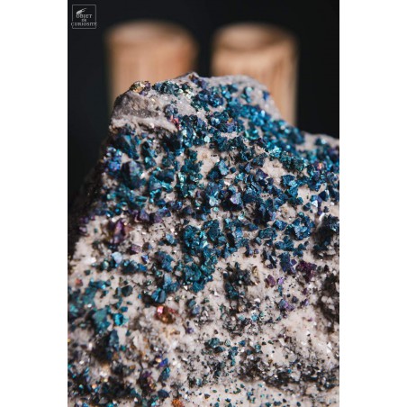 Chalcopyrite iridescent crystals (USA)