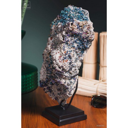 Chalcopyrite iridescent crystals (USA)