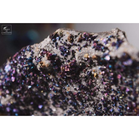 Chalcopyrite iridescent crystals (USA)