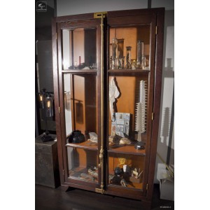 Vitrine fenêtre interieur organge ext. acajou 2