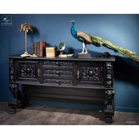 Console sur pietement pattes de lion