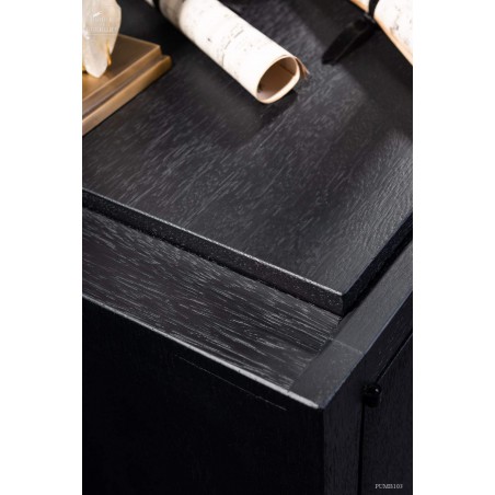 Real antiq sideboard  - mat black finish