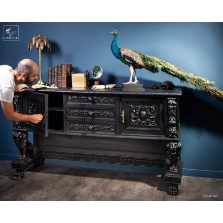 Console sur pietement pattes de lion